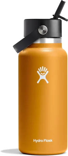 Vista 33 de Hydro Flask de boca ancha con tapa Flex de pajita de 24 onzas Agave