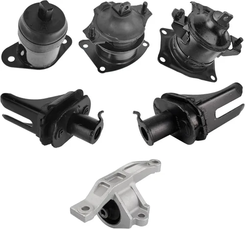 Vista 46 de TRQ Kit de montaje de motor de transmisión de motor de 5 piezas compatible con Ford Five Hundred Montego 6sp Auto AT 2005 - 2007