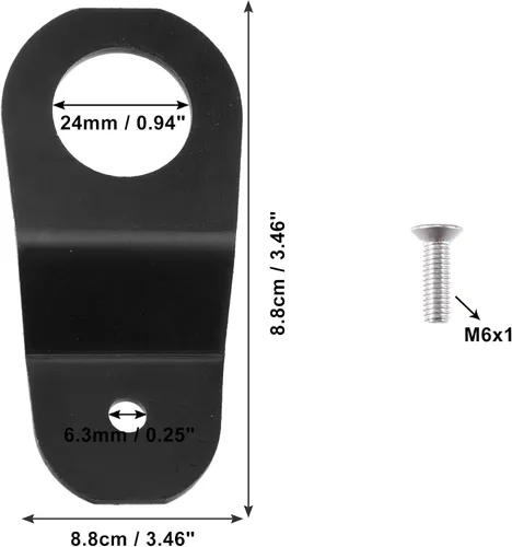 Vista 4 de X AUTOHAUX Soporte de Radiador del Tanque de Agua del Motor Soporte de Montaje del Radiador y Kit de Arandelas para Honda Civic 1996-2000 Aleación
