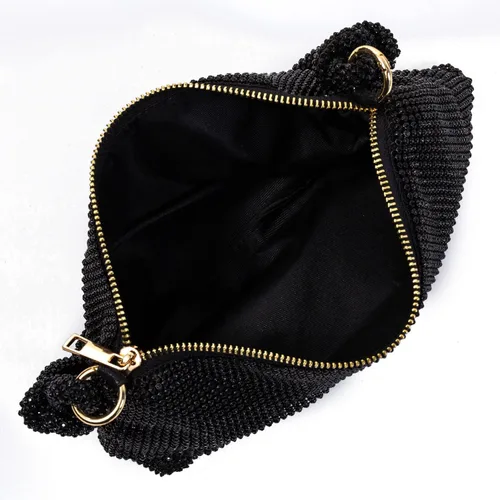 Vista 4 de AZWBAG Bolso de noche para mujer con diamantes de imitación brillantes