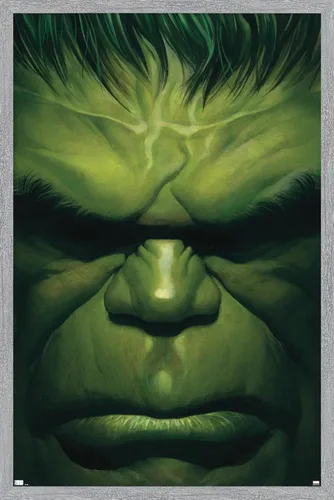 Vista 8 de Marvel Comics Hulk - Póster de pared de The Immortal Hulk #18, 22.4 pulgadas de largo x 14.7 pulgadas de ancho, versión enmarcada de madera