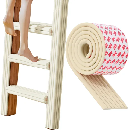 Vista 8 de Almohadillas para escalera de litera, cubierta autoadhesiva para escalera de litera, acolchado de espuma para escalón de litera, almohadillas