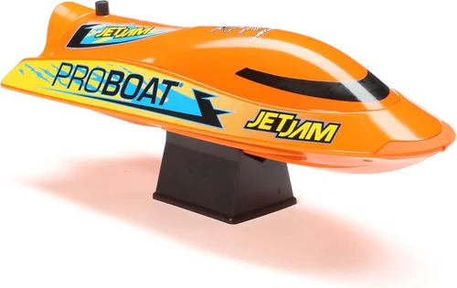 Vista 8 de Horizon Hobby Pro Boat RC Jet Jam V2 - Pilas de 12 pulgadas para transmisor no incluido, naranja PRB08031V2T1 Blanco