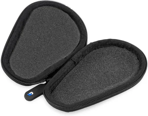 Vista 8 de Casematix Caja de reloj de viaje para relojes de acero inoxidable con banda de metal para hombres y mujeres, hasta 2.205 in Negro