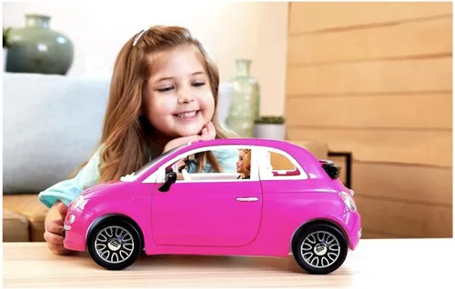 Vista 4 de Barbie Fiat 500 Muñeca y vehículo