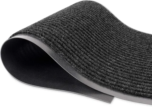 Vista 11 de LuxUrux Tapete de goma duradero para puerta, resistente, interior/exterior, fácil de limpiar, impermeable, patio, garaje, tapete comercial