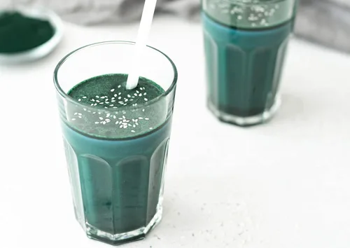 Vista 6 de Food to Live Mezcla de polvo de algas orgánicas, 4 onzas, mezcla de espirulina y clorella 50/50, sin OMG, rica en clorofila, cruda, pura, vegana