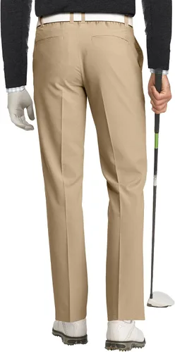 Vista 2 de Pantalones de golf para hombre, elásticos, pantalones de trabajo y viajes, pantalones técnicos, casuales, con trabillas para cinturón con 5 bolsillos