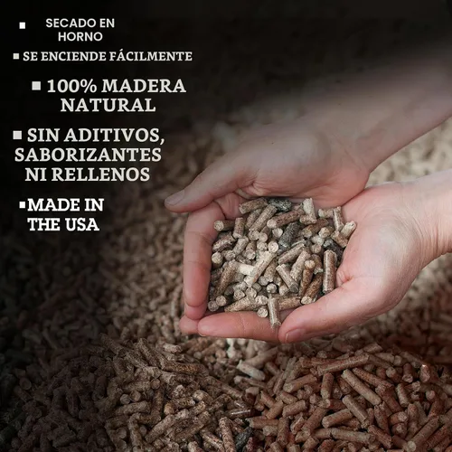 Vista 2 de Camerons - Gránulos de madera para ahumar (manzana, 1 pinta) - Gránulos de barbacoa secados al horno - 100% madera natural para ahumar