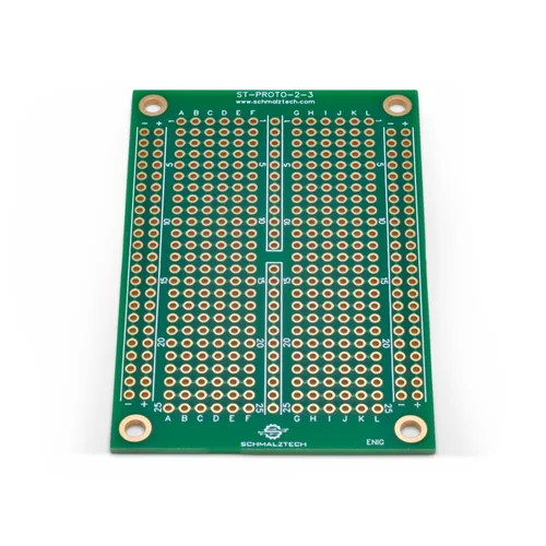 Vista 3 de Placa Prototipo ENIG Doble Cara, Tablero de Pan Soldable, Tablero de Circuito Electrónico para Prototipo DIY, FR4, Placa Prototipo de Soldadura