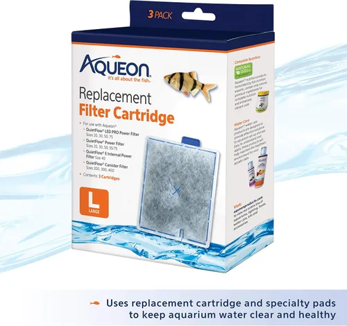 Vista 7 de Aqueon QuietFlow 75 LED PRO - Filtro de alimentación para acuarios de hasta 90 galones