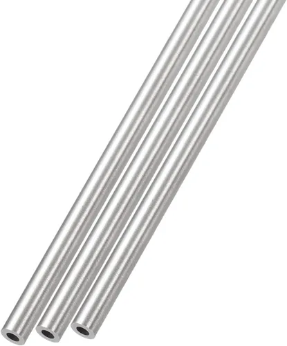 Vista 39 de METALLIXITY Tubo de acero inoxidable 304 (0.079 in de diámetro x 0.006 in de pared T x 9.843 in de largo), 3 piezas, tubo recto - para muebles