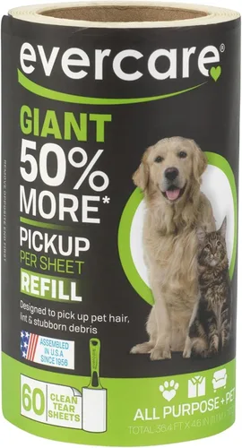 Vista 9 de Evercare Recambio de rodillo gigante de pelusa de 60 capas para mascotas