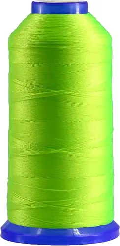 Vista 21 de Selric [1200 yardas/26 colores disponibles] Tex 135 Hilo de nailon unido para costura de cuero 420D/3 T135#138 Hilo de tapicería resistente