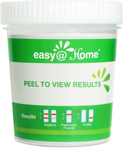 Vista 6 de Easy@Home Copa de Prueba de Drogas: Kit de Pruebas de Drogas en Orina para Uso Doméstico, Pruebas para AMP,BAR,BZO,COC,MDMA,MET,MTD,OPI