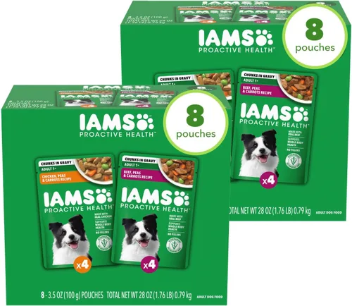 Vista 11 de IAMS Proactive Health - Bolsas de comida húmeda para perros, receta