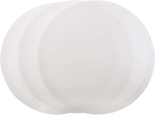 Vista 7 de ONLYKXY 3 posavasos de silicona de 3.93 pulgadas, posavasos redondos para bebidas, café, té (negro)