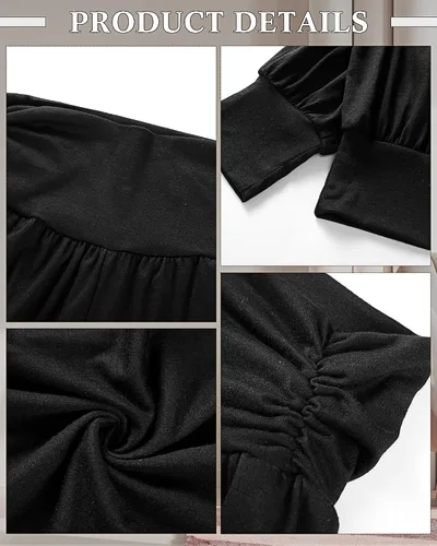 Vista 6 de Locoowai Paquete de 2 pantalones deportivos de yoga para mujer, cómodos pantalones deportivos con bolsillos, casuales, holgados, cómodos, de cintura