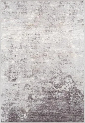 Vista 3 de Livabliss Choukri - Alfombra abstracta moderna de 5 pies 3 pulgadas x 7 pies 3 pulgadas, gris plateado Plata Gris