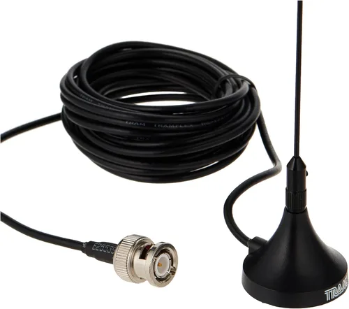 Vista 3 de Tram® Antena mini imán del escáner VHF/UHF/800MHz–1,300MHz con conector BNC-macho