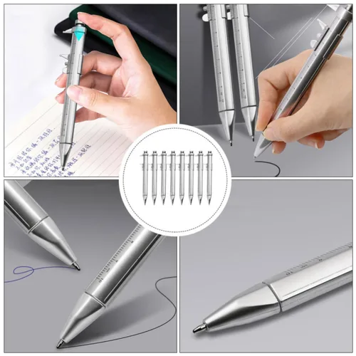 Vista 9 de Bolígrafo creativo de calibre 8pcs escala 0-100 para estudiantes