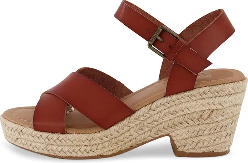 Vista 2 de CUSHIONAIRE Sandalias de cuña Robbie para mujer + espuma viscoelástica y anchos disponibles