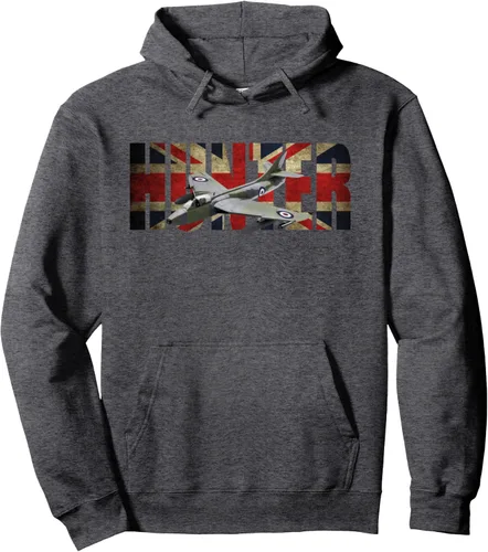 Vista 5 de RAF Hawker Hunter Jet Fighter Plane Pullover Hoodie