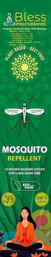 Vista 7 de Bless International-Repelente de Mosquitos-Varillas de incienso-75 piezas Natural-Orgánico a base