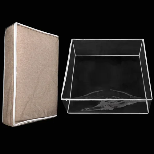 Vista 9 de Geetery Fundas de Cojín de Asiento de Sofá de Plástico PVC Impermeables Fundas de Sofá Muebles Funda de Asiento de Sofá para Proteger Contra