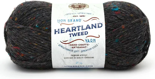 Vista 65 de Lion Brand Yarn Heartland Yarn, Hilo de Peso Medio para Tejer, Ganchillo y Manualidades, 1 Paquete, Great Smoky Mountains Grandes Montañas Humeantes