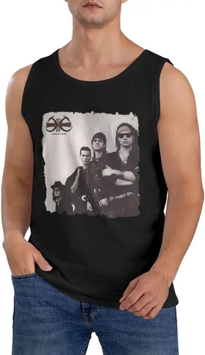 Vista 8 de Heroes Del Silencio Senderos De Traicion Tank Tops Hombre Verano Algodón Comodidad Cuello Redondo Camiseta Sin Mangas