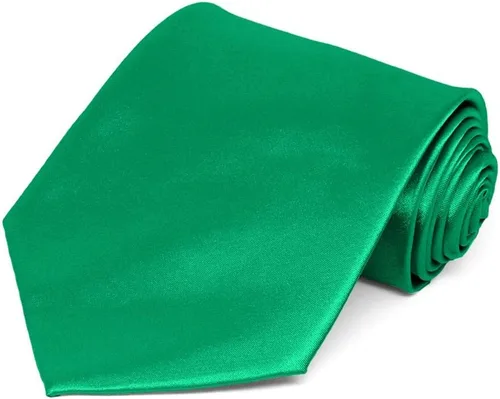 Vista 389 de tiemart Corbata de color sólido para hombre Longitud estándar