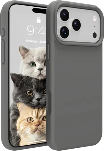 Vista 68 de Funda de silicona prémium para iPhone SE/8/7, con forro de microfibra suave antiarañazos, a prueba de golpes, color negro, iPhone SE/8/7