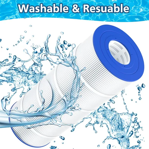 Vista 5 de Paquete de 2 filtros de repuesto PA120 para piscina compatibles con Hayward C1200, CX1200RE, Unicel C-8412, Filbur FC-1293, Clearwater II 125
