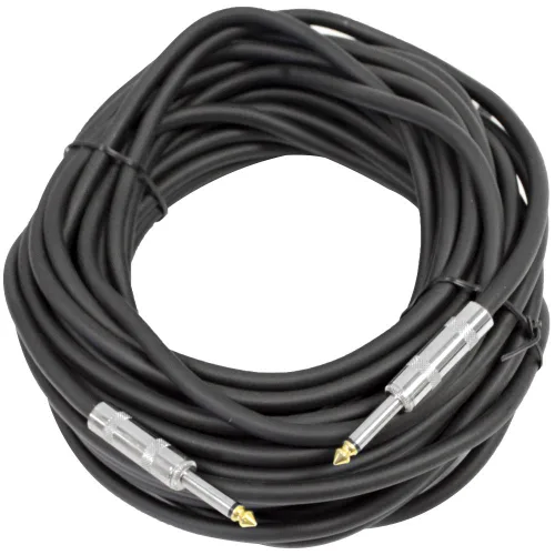 Vista 3 de Seismic Audio - Cable de altavoz de 10 pies 1/4" a 1/4" - Cable de conexión PA DJ