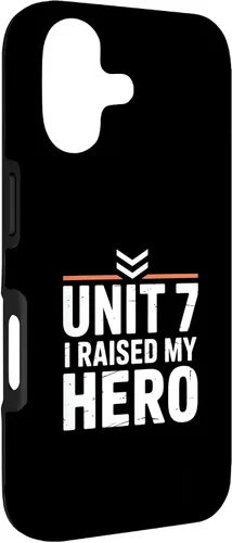 Vista 3 de Unit 7 I Raised My Hero Military Parent Pride Case for iPhone 17