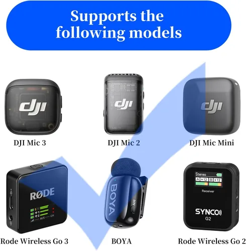 Vista 4 de Adaptador USB C a OTG de iluminación para conectar DJI Mic Mini y DJI Mic Series Receptor a iOS iPhone 14 13 12 11 Conector Smartphone/PC/Mac