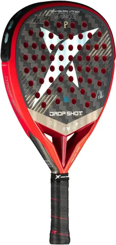 Vista 2 de Drop Shot Canyon Pro Attack by Lima – Serie Pádel – Pala de pádel con absorción de impactos y gran potencia – con núcleo de espuma EVA PRO – Pádel