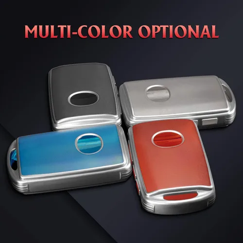 Vista 7 de Funda de TPU suave para llavero compatible con Mazda 3/3 Hatchback, CX-5, CX-30, CX-10 2/3/4 botón sin llave con control remoto (rojo mate) 360