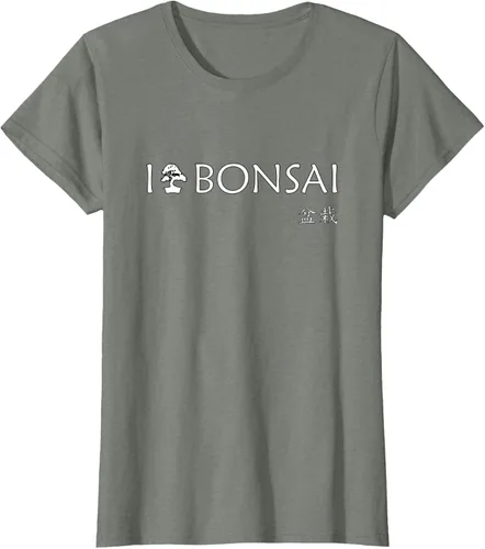 Vista 11 de Bonsai - I love bonsai T Shirt - Japan T-Shirt Negro