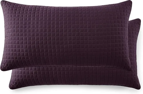 Vista 86 de Fundas Southshore Fine Linens Vilano Springs, para almohada, acolchadas, Microfibra, Pizarra, 20" x 36" 15 - Pizarra