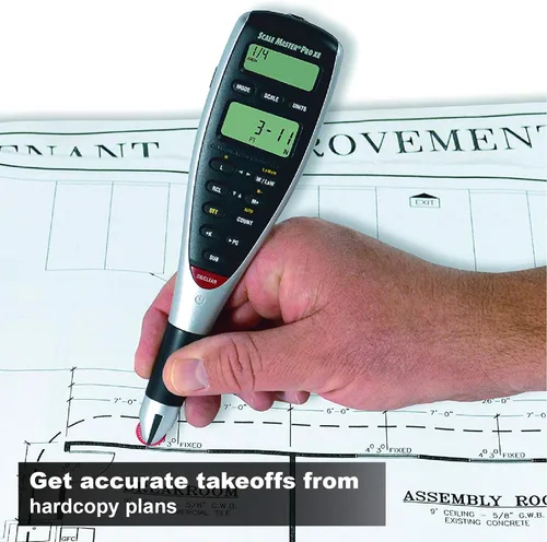 Vista 3 de Calculated Industries 6135 Scale Master Pro XE Advanced Digital Plan Medidor e Interfaz Cable para 6135, 15 pies