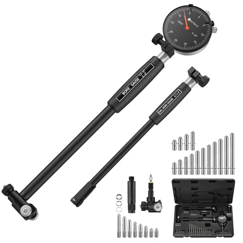 Vista 9 de Neoteck Calibre de diámetro del dial con rango de medición de 0.7"-6 Plateado