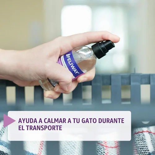Vista 4 de Feliway Espray portátil calmante con feromonas clásicas para gatos (20 mL)