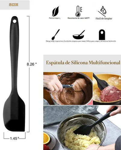 Vista 4 de Juego de olla doble de 1000ML con olla de acero inoxidable de 2200ML y espátula de silicona, juego de olla doble para derretir chocolate, caramelo
