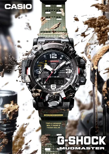 Vista 4 de CASIO GWG-2000-1A3JF G-Shock Carbon MUDMASTER Radio Solar Triple Sensor Enviado desde Japón