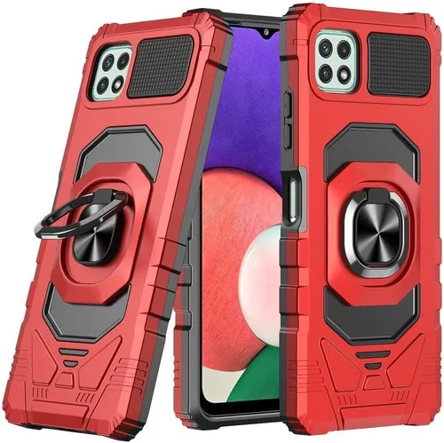 Vista 7 de SOGA Funda compatible con Boost Mobile Celero 5G+ Plus 2023 con protector de pantalla de vidrio templado [grado militar] anillo de montaje