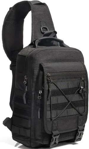Vista 15 de NICGID Mochila militar táctica Daypack Molle Army Assault Pack Bug Out Bag Viaje Pesca Senderismo Trekking Mochila