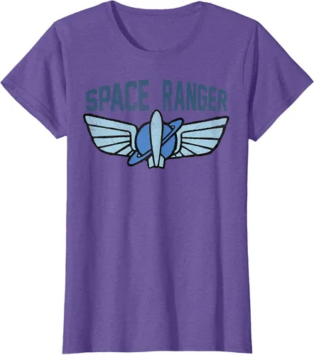 Vista 13 de Disney Pixar Toy Story 4 Buzz Lightyear Space Ranger Badge - Camiseta, Negro, S