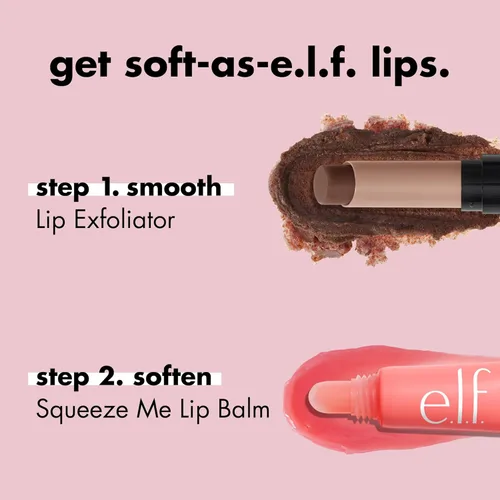 Vista 6 de e.l.f. Squeeze Me - Bálsamo labial hidratante para un tinte de color transparente, infundido con ácido hialurónico, vegano y libre de crueldad animal